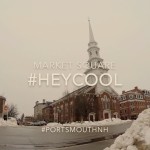 It’s a snowday in Market Square – Portsmouth