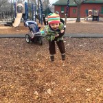 Swinging in the park